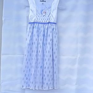 4T Disney Elsa gown, PJ's, Kids, Girls, White, Blue, Purple